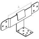 Опора скользящая для стропил 120 мм KUCIS белый цинк STARFIX (SMP-40242-1) 