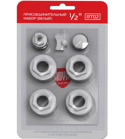 Набор присоединительный Royal Thermo 1/2'' silver