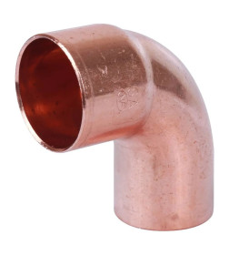 Отвод медный однорастр. 15х90° под пайку SANHA