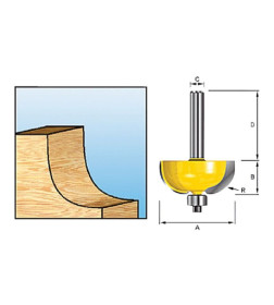 Фреза кромочная галтельная 22.22х12.7х8х32х2Т MAKITA D-11461