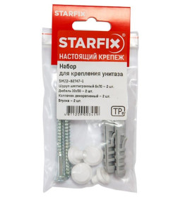 Набор для крепления унитаза 6х70 мм STARFIX