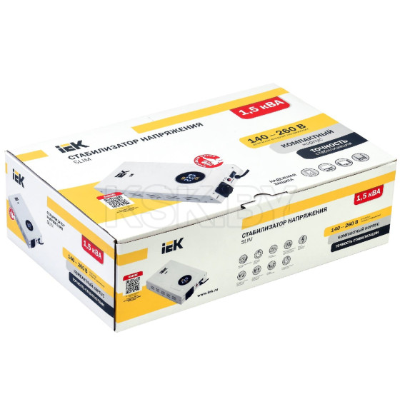 Cтабилизатор напряжения Slim 1.5кВА IEK
