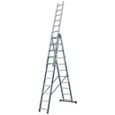 Лестница алюминиевая трехсекционная 299-787 см (3х12 ступеней) PRO STARTUL ST9942-12 (ST9942-12) 