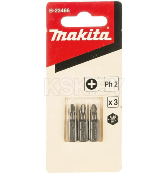 Бита PH 2х25 мм MAKITA C-form B-23466 (3 шт.) (B-23466) 