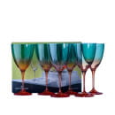 Набор бокалов для вина стеклянных "Kate" 400 мл/20 см (6 шт.) 40796/D5377/400 (40796/D5377/400) 