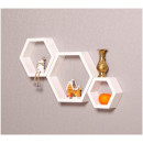 Полка FHS300 Hexagonal shelf BI белый (67701) 