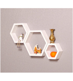 Полка FHS300 Hexagonal shelf BI белый