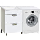 Тумба напольная для стиральной машины VAKO Ника Cosmos 120 под умывальник Марсал правая/левая 17527.17526 (17527.17526) 