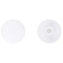 Заглушка для конфирмата, декоративная белая STARFIX (50 шт в зип-локе) (SMZ1-94527-50) 