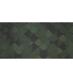 Битумная черепица TEGOLA PREMIUM VERSAILLE Verde smeraldo 476 (Зеленый смеральдо), (2,9м2)