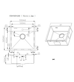 Мойка ZORG ZRN 5055 PREMIUM