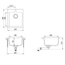 Мойка AquaSanita Simplex SQS 100 202 W alumetallic (SQS 100 202) 