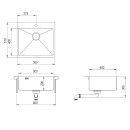 Мойка AquaSanita Steel AIR 100 N-T graphite (AIR 100 N-T) 