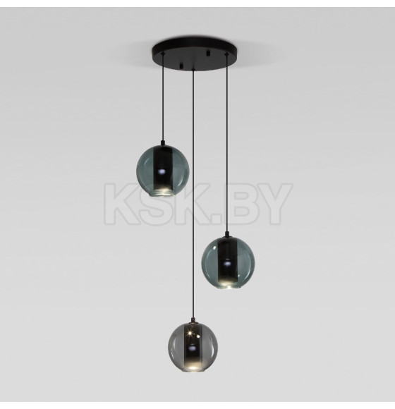 Подвесной светильник 50258/3 LED дымчатый/бирюзовый (a064555) 