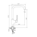 Смеситель Haiba для кухни (HB70533-3) 