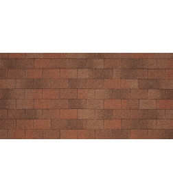 Битумная черепица TEGOLA BUSINESS PLUS UNICA RECTANGULAR Terracotta europeo 414 (Европейская терракота), (2,9м2)