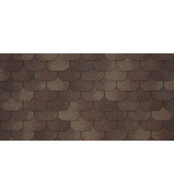 Битумная черепица TEGOLA PREMIUM UNICA LIBERTY Terracotta spagnola 412 (Испанская терракота), (2.9м2)