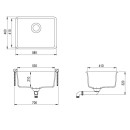 Мойка AquaSanita Arca SQA 102 202 W alumetallic (SQA 102 202) 