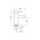 Смеситель для умывальника РМС SUS124BL-001F (SUS124BL-001F) 