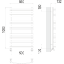 Полотенцесушитель Капри П14 500х1000 (4670078530646) 