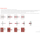 Дюбель распорный 5x25 DUOPOWER с саморезом (18шт упак.) Fischer (534996f) 