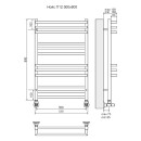 Полотенцесушитель Нойс П12 500х800 (4630080268401) 