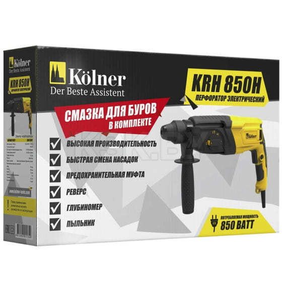 Перфоратор Kolner KRH 850H (кн850х) 