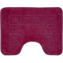 Коврик для ванной/сан.узла комнаты текстильный. BANYOLIN U-type бордовый 50х60 см
