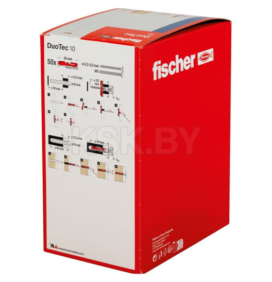 Дюбель DUOTEC 10 TOGGLE FIXING (упак. 50шт) Fischer (537258K) 