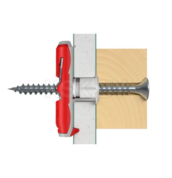 Дюбель DUOTEC 10 TOGGLE FIXING с окошком (упак. 20шт)Fischer (537260K) 