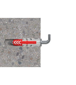 Дюбель универсальный DUOPOWER 10х50 г-образн. крюк(упак. 2шт) Fischer