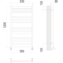 Полотенцесушитель Ватикан П18 500х1200 (4670078530530) 