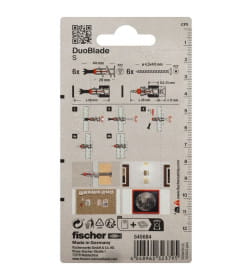 Дюбель для гипсокартона дрива DUOBLADE S с саморезом (упак. 6шт) Fischer