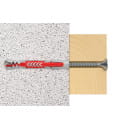 Дюбель распорный DUOPOWER 6x50 с саморезом ( 4шт упак.) Fischer (537660f) 