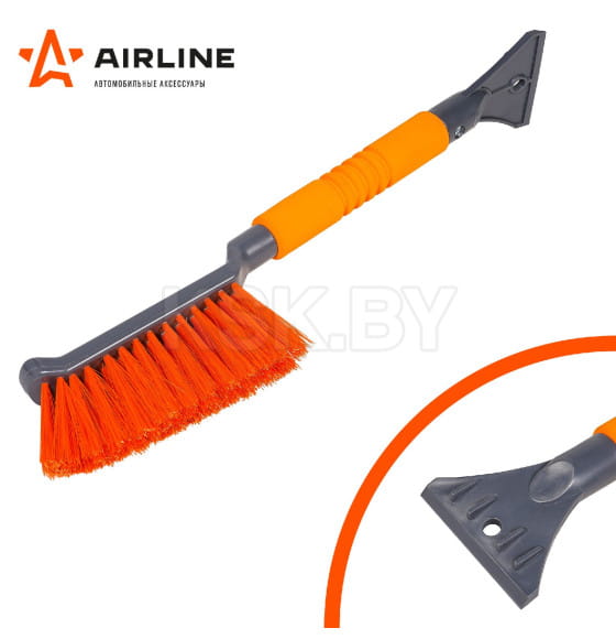 Щетка от снега и льда с эргономичной рукояткой 45см. Airline (ABRN017) 