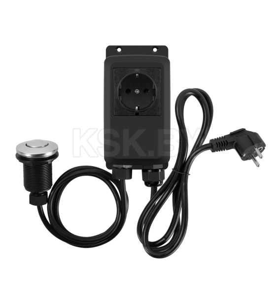 Измельчитель пищевых отходов с пневмо кнопкой MAUNFELD MWD3802PB (КА-00021697) 