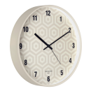 Часы настенные TROYKA обод тонкий бежевый  глянцевый 77775767 (77775767) 