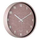 Часы настенные TROYKA обод тонкий розовый глянцевый 77773768 (77773768) 