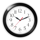 Часы настенные TROYKA обод черный 122201203 (122201203) 