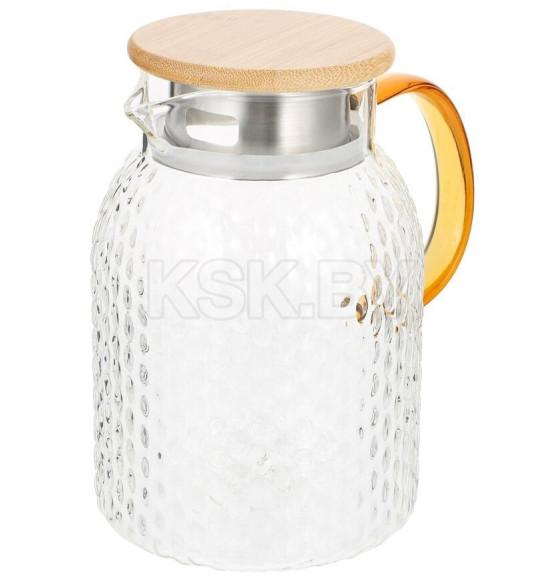 Чайник заварочный, стеклянный, 1300 мл, BAMBOO, PERFECTO LINEA (38-130018)
