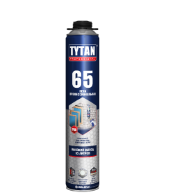 Пена PROF монтажная Tytan Professional 65,(выход 65л) 750 мл