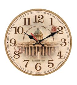 Часы настенные TROYKA  Рисунок "С-Петербург. Казанский собор" 90901008