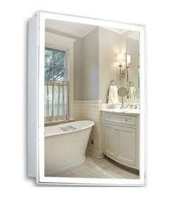 Шкаф зеркальный Silver Mirrors.Киото 50 Led 750х535 