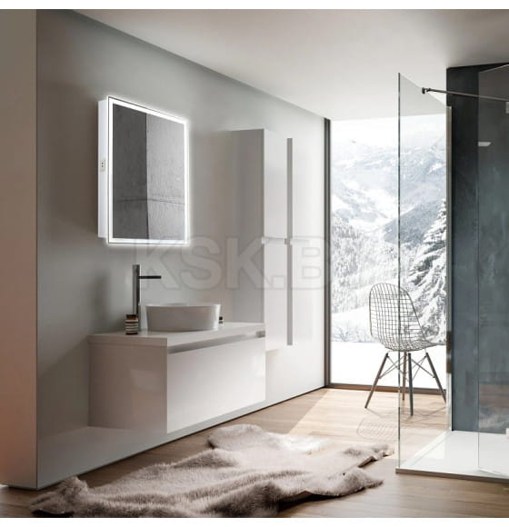 Шкаф зеркальный Silver Mirrors.Киото 50 Led 750х535  (LED-00002357) 