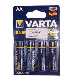 Батарейка AA LR6-4BL 1.5V (упак. 4 шт) Varta ENERGY Alkaline