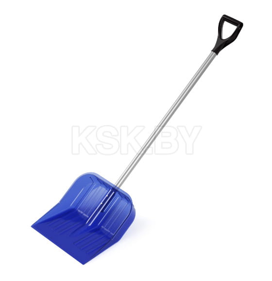Лопата снеговая из поликарбоната 430х420х1415 мм (синяя) Альтернатива М8833 (М8833) 