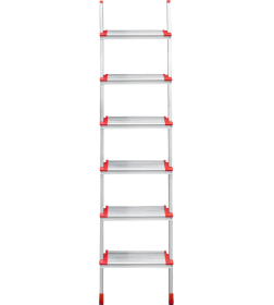 Лестница 1х 6 приставная алюминиевая, серия NV3217 Новая высота