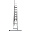 Лестница 3х11 трехсекционная алюминиевая профессиональная, серия NV323 Новая высота (3230311) 