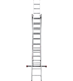 Лестница 3х11 трехсекционная алюминиевая профессиональная, серия NV323 Новая высота