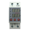 Реле контроля напряжения и тока 1NO+N 63A 220VAC LED-дисплей Reletek (RD-MVA/63) 